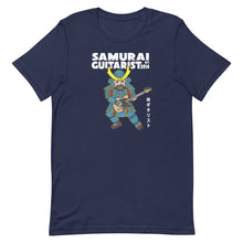 Load image into Gallery viewer, The Anime Guitar Playing Samurai Unisex T (White Font)