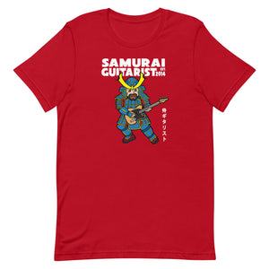 The Anime Guitar Playing Samurai Unisex T (White Font)