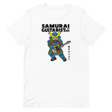 Load image into Gallery viewer, The Anime Guitar Playing Samurai Unisex T (Black Font)